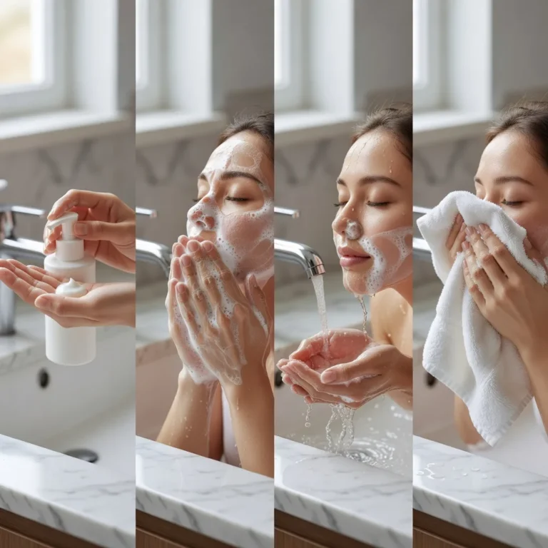 Face Cleansing Steps