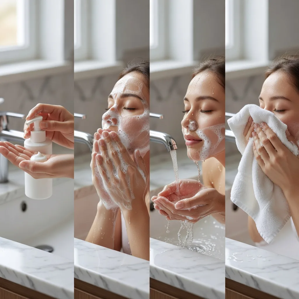 Face Cleansing Steps