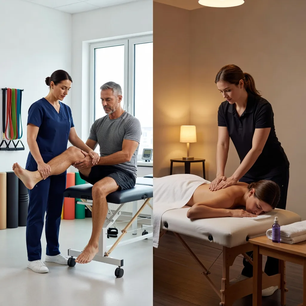 Physiotherapy Vs Massage Therapy