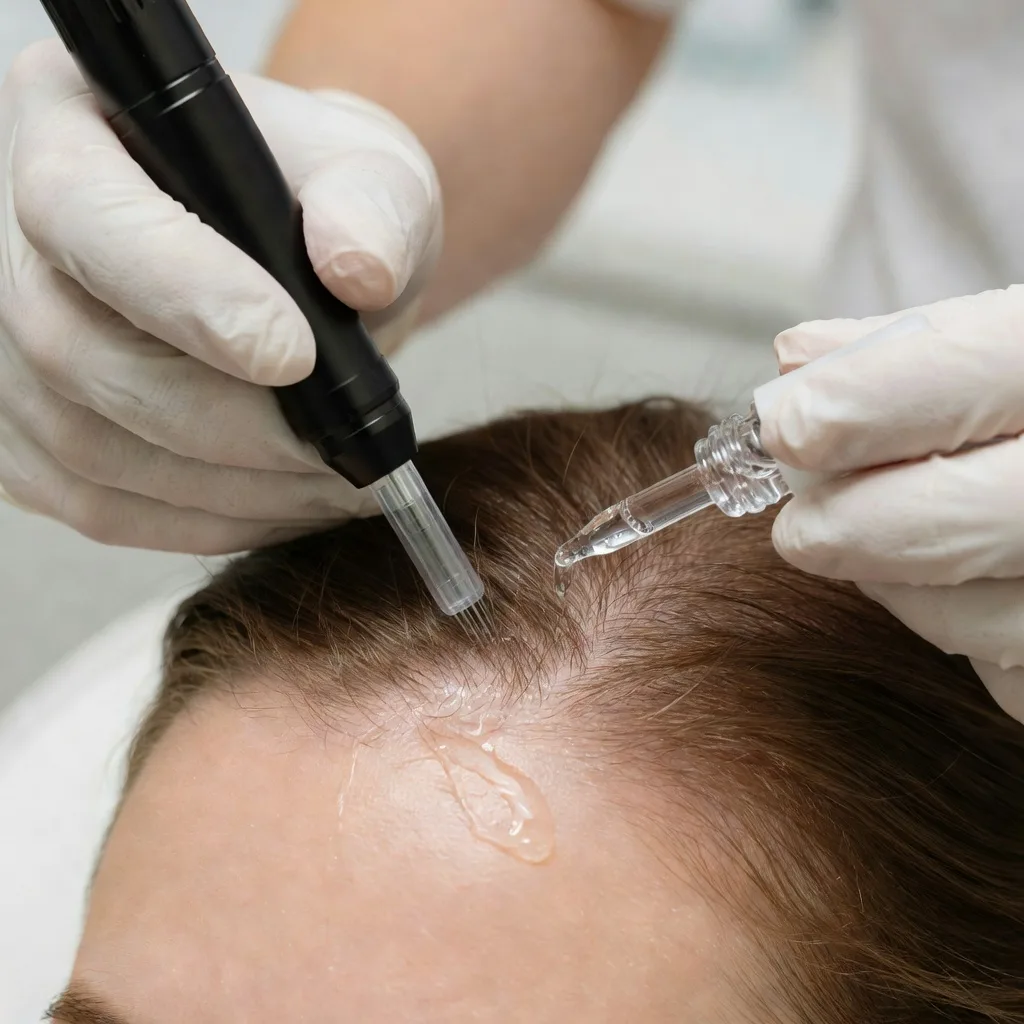 Microneedling With Minoxidil