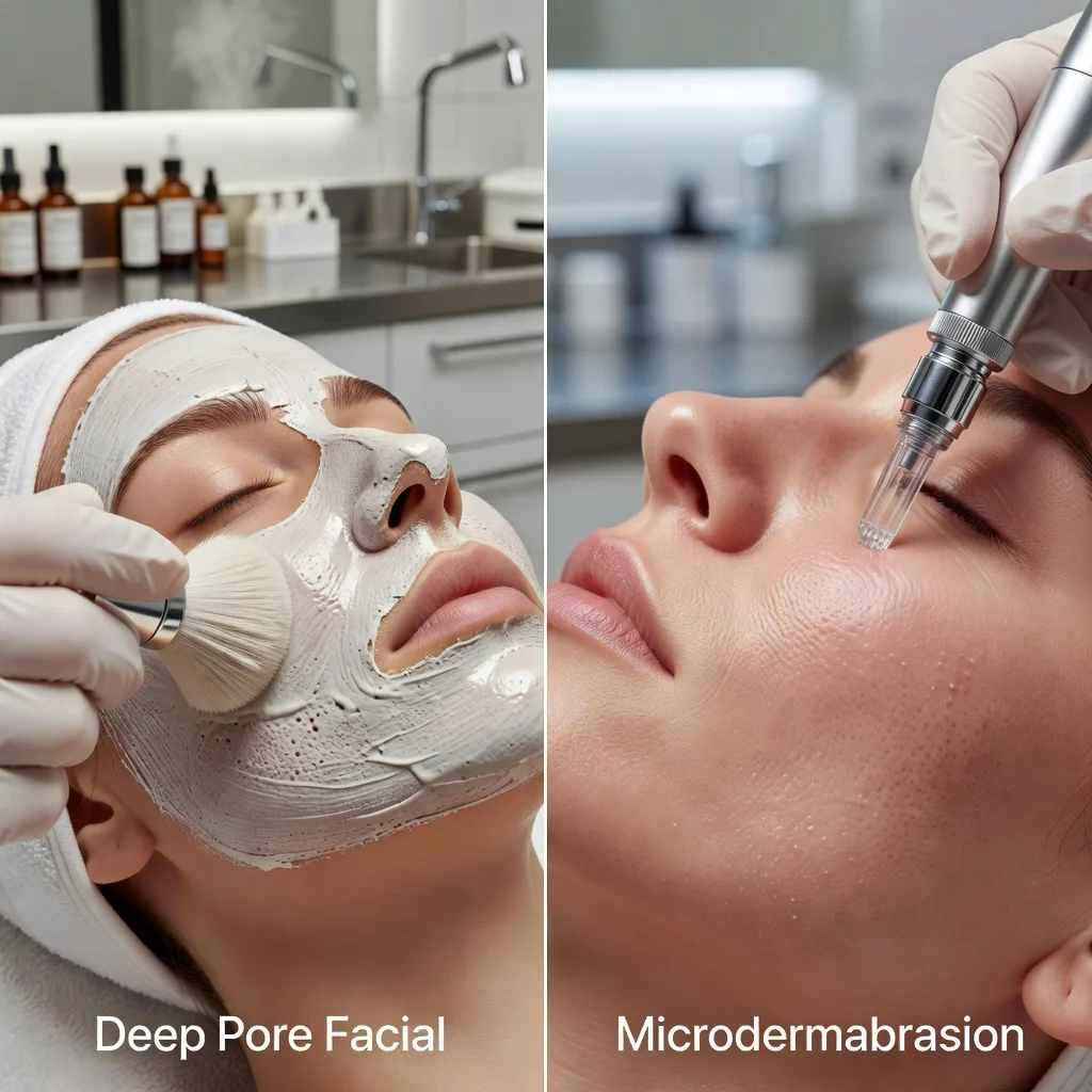 Deep Pore Facial Vs Microdermabrasion