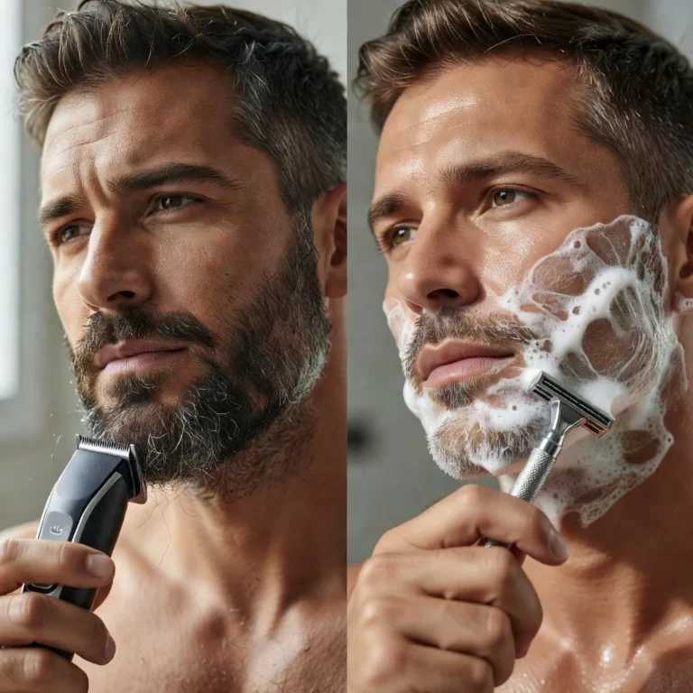 Trimming Vs Shaving Facial Hair