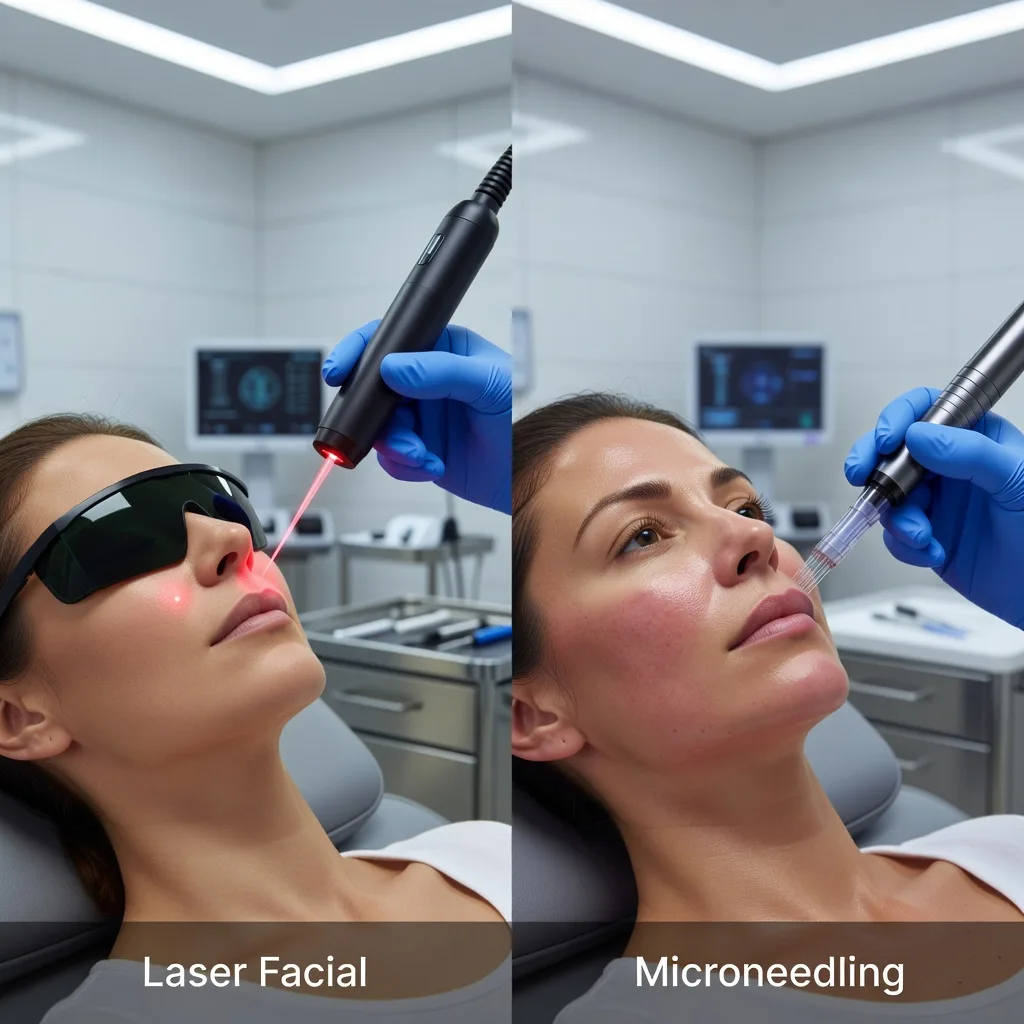 Laser Facial Vs Microneedling