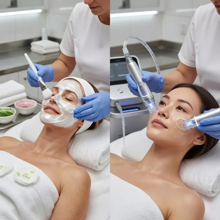 European Facial Vs Hydrafacial