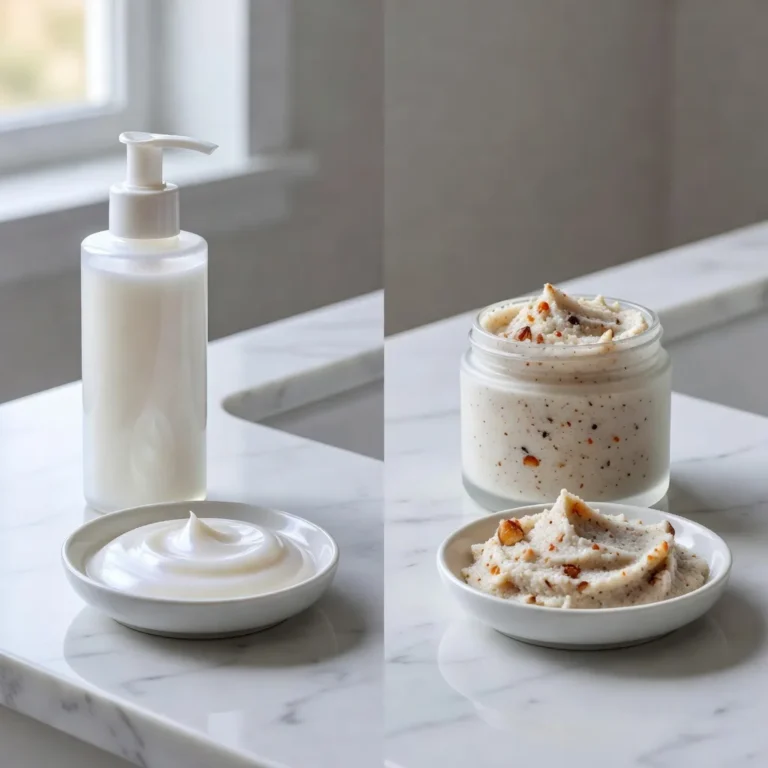 Facial Wash Vs Facial Scrub