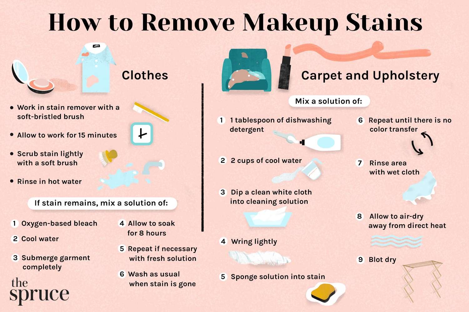 How Do You Get Makeup Out of Clothes?