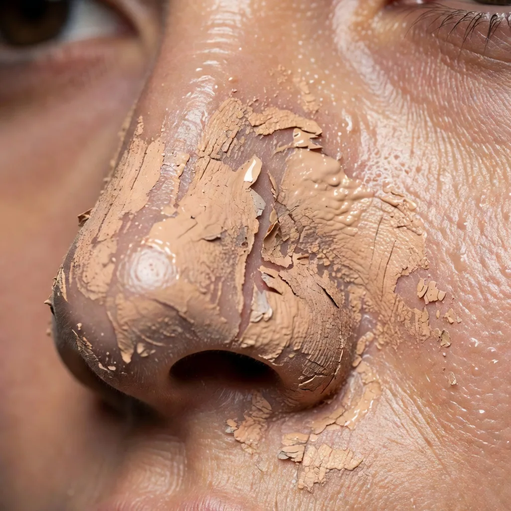 Why Does Makeup Separate on My Nose?