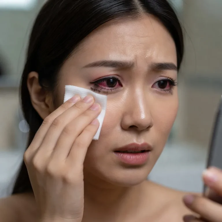 What to Do If Makeup Gets in Your Eye?
