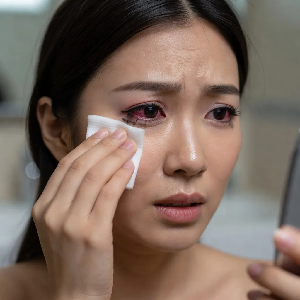 What to Do If Makeup Gets in Your Eye?