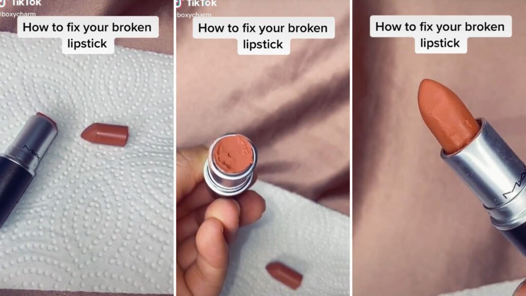 How to Fix Broken Lipstick?