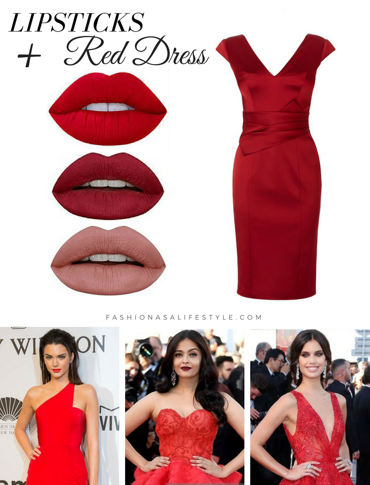 What Color Lipstick With Red Dress?