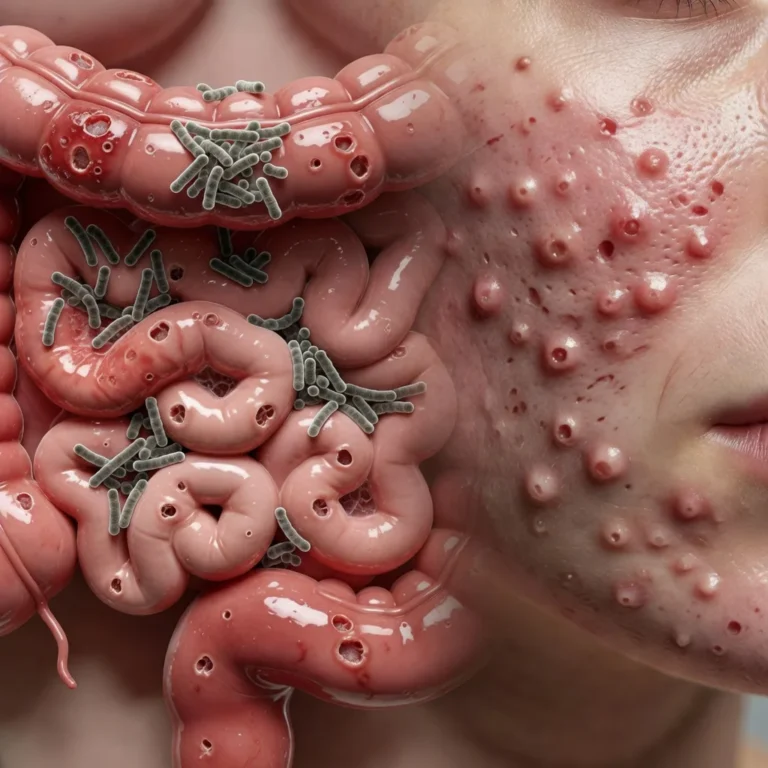 Connection between Gut Acne