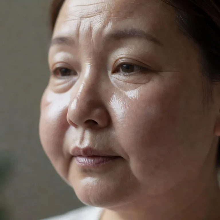 Facial Puffiness Due to Lymph Blockage