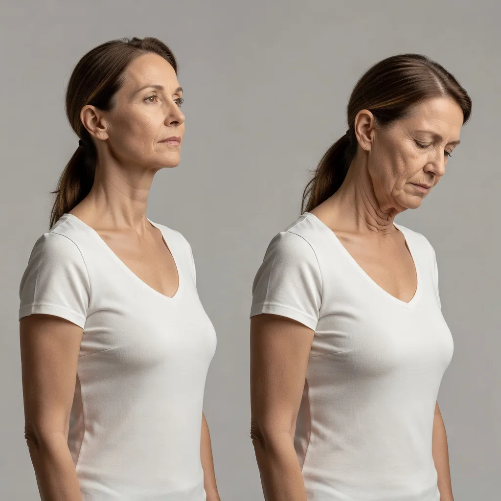 Impact of Poor Posture on Facial Sagging