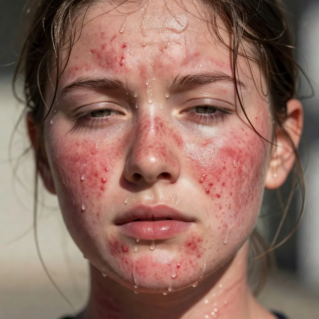 Trigger Rash on Face When Sweating: Causes, Symptoms & Relief Tips