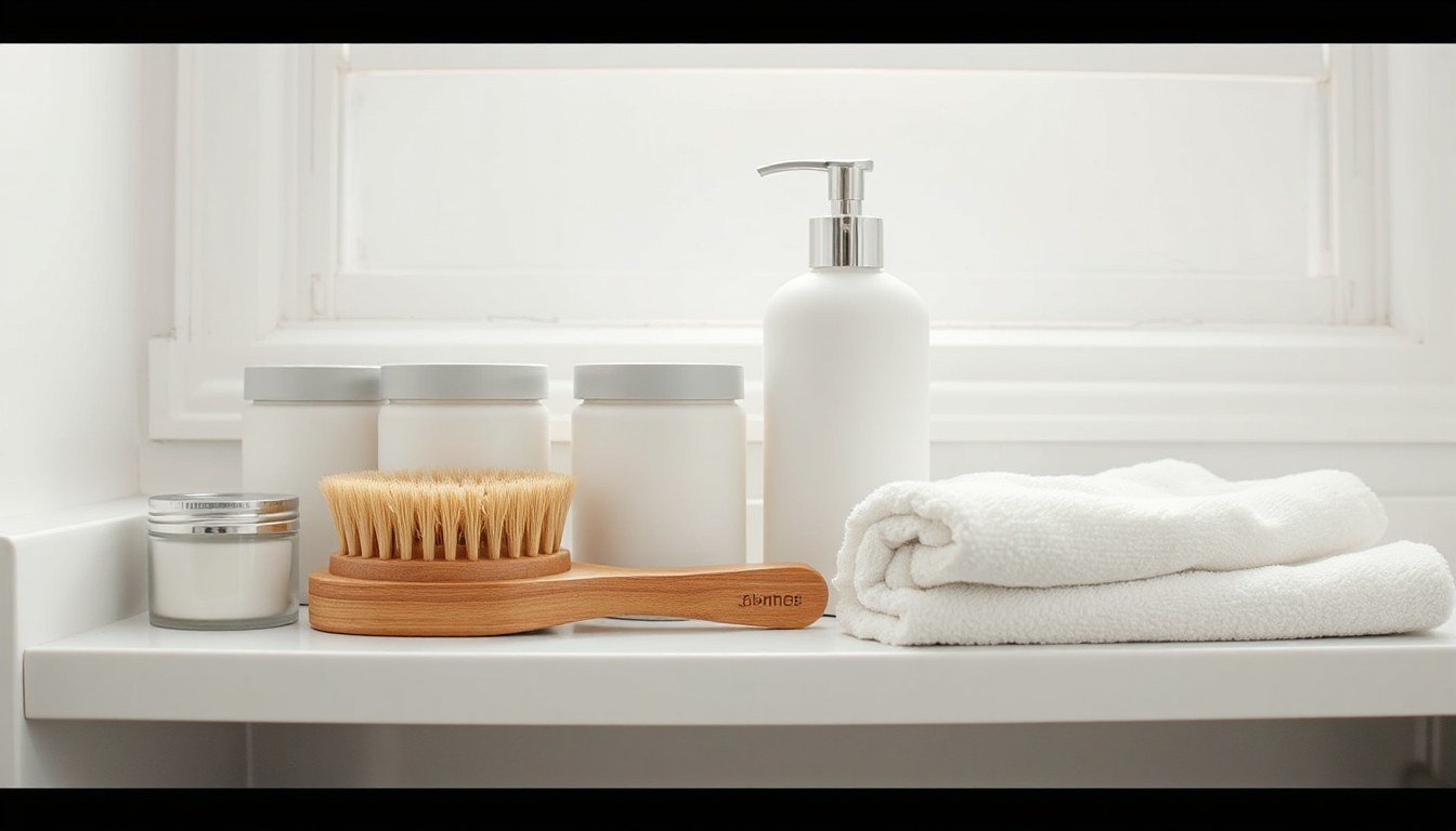 BaBylissPRO GoldFX Professional Barber Cord/Cordless Hair Clipper - grooming essentials on a bathroom shelf