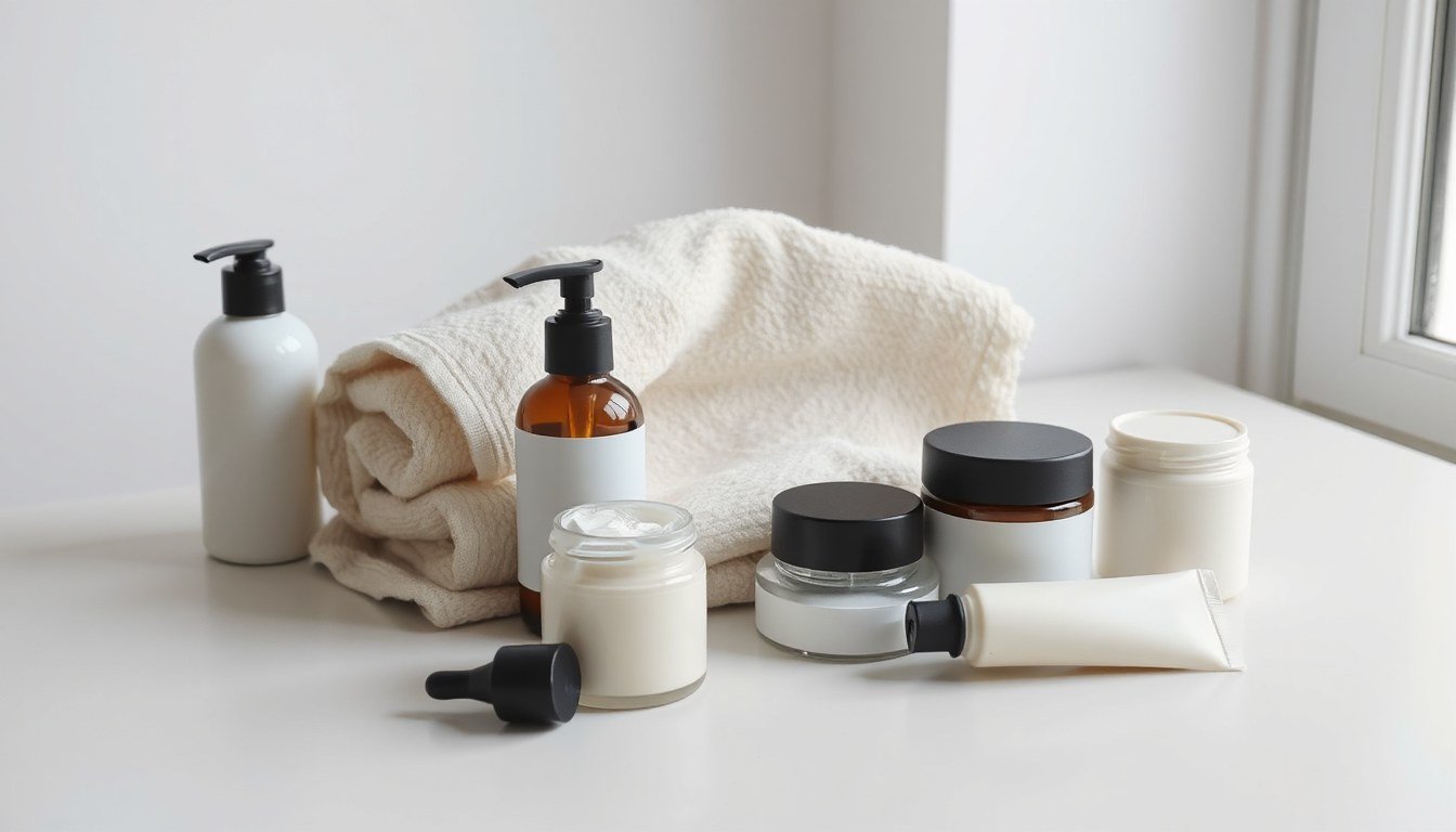 BaBylissPRO High Performance Lo-ProFX Compact Clipper - skincare products in a clean flat-lay