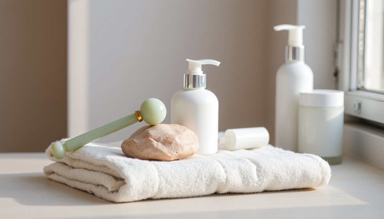 Best Microneedling Pens - facial roller, gua sha and skincare device