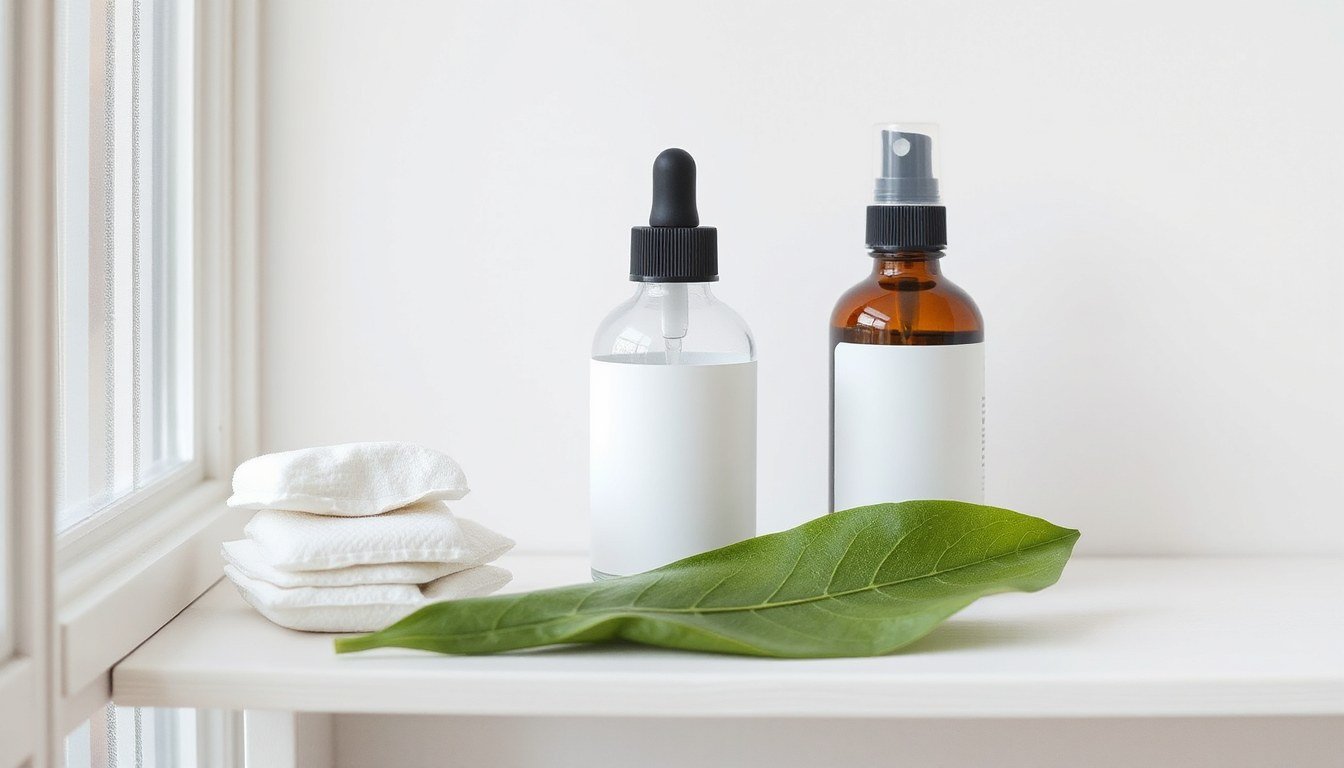 Do Pores Look Bigger When Skin Is Oily? - gentle acne-care products on a clean shelf