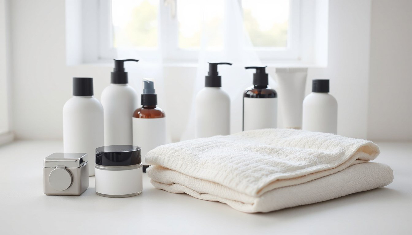 Does Massaging Your Face Reduce Wrinkles? What It Can and Cannot Do - skincare products in a clean flat-lay