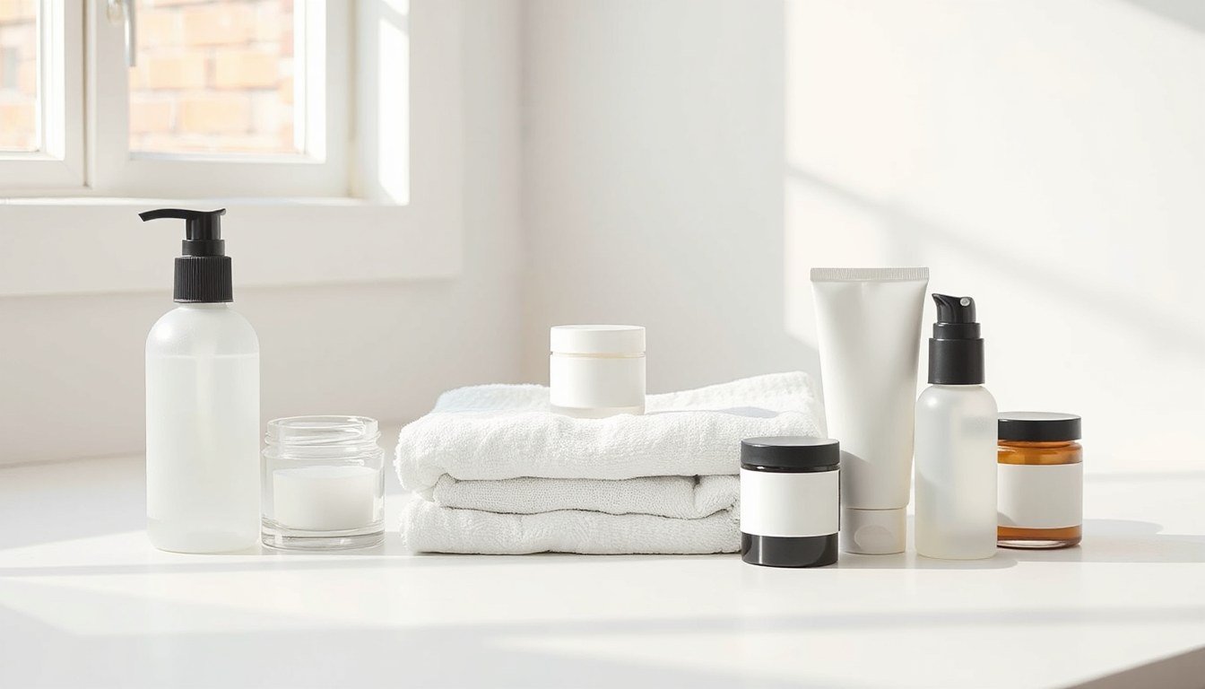 PMD Personal Microderm - skincare products in a clean flat-lay