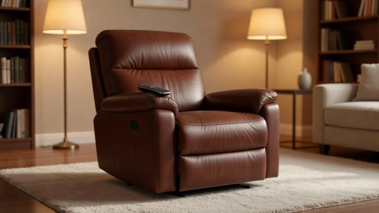 Budget power lift massage recliner chair in a cozy living room